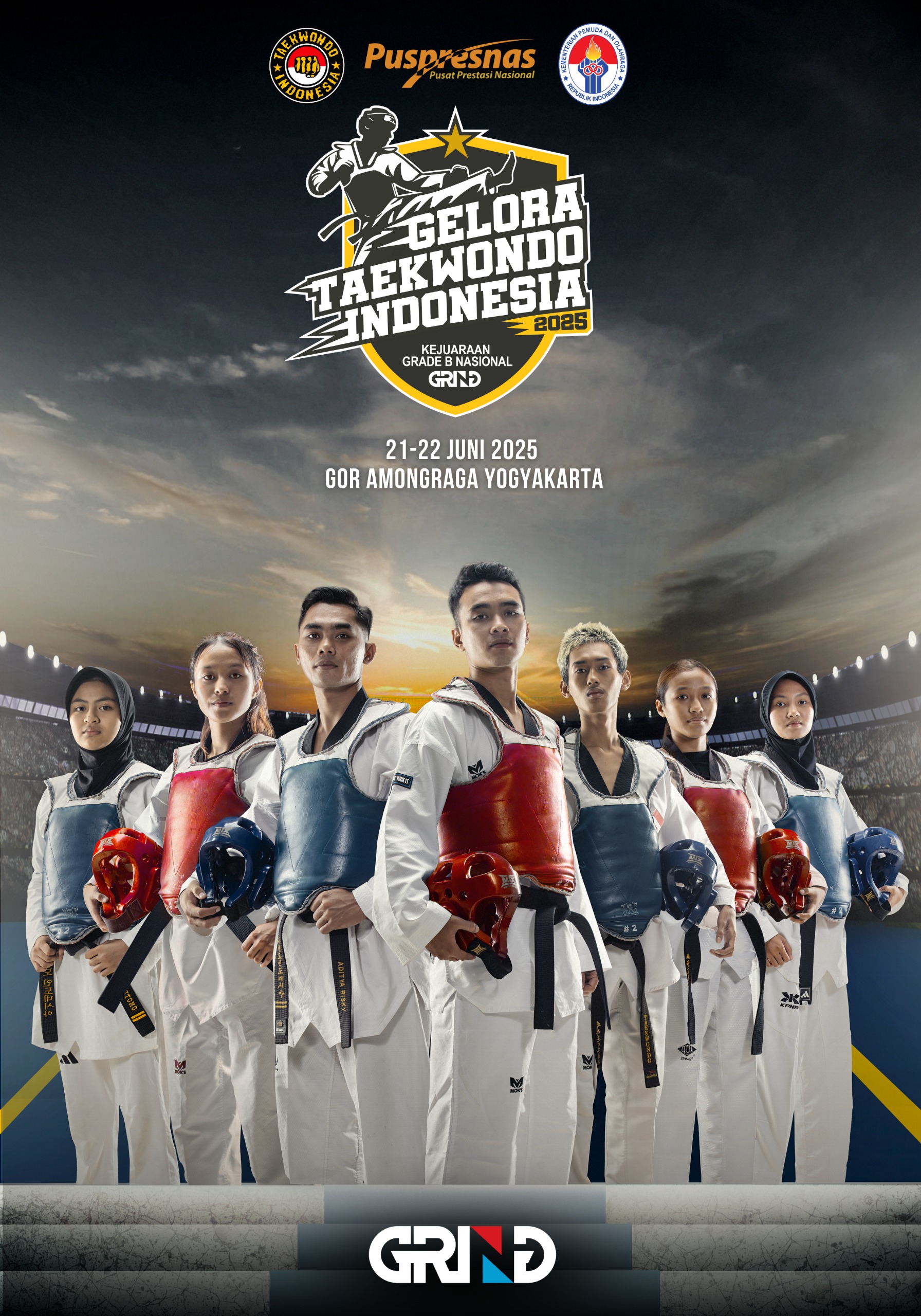 Kejuaraan GELORA TAEKWONDO INDONESIA CHAMPIONSHIP 2025 GRIND ti-garudajaya.com