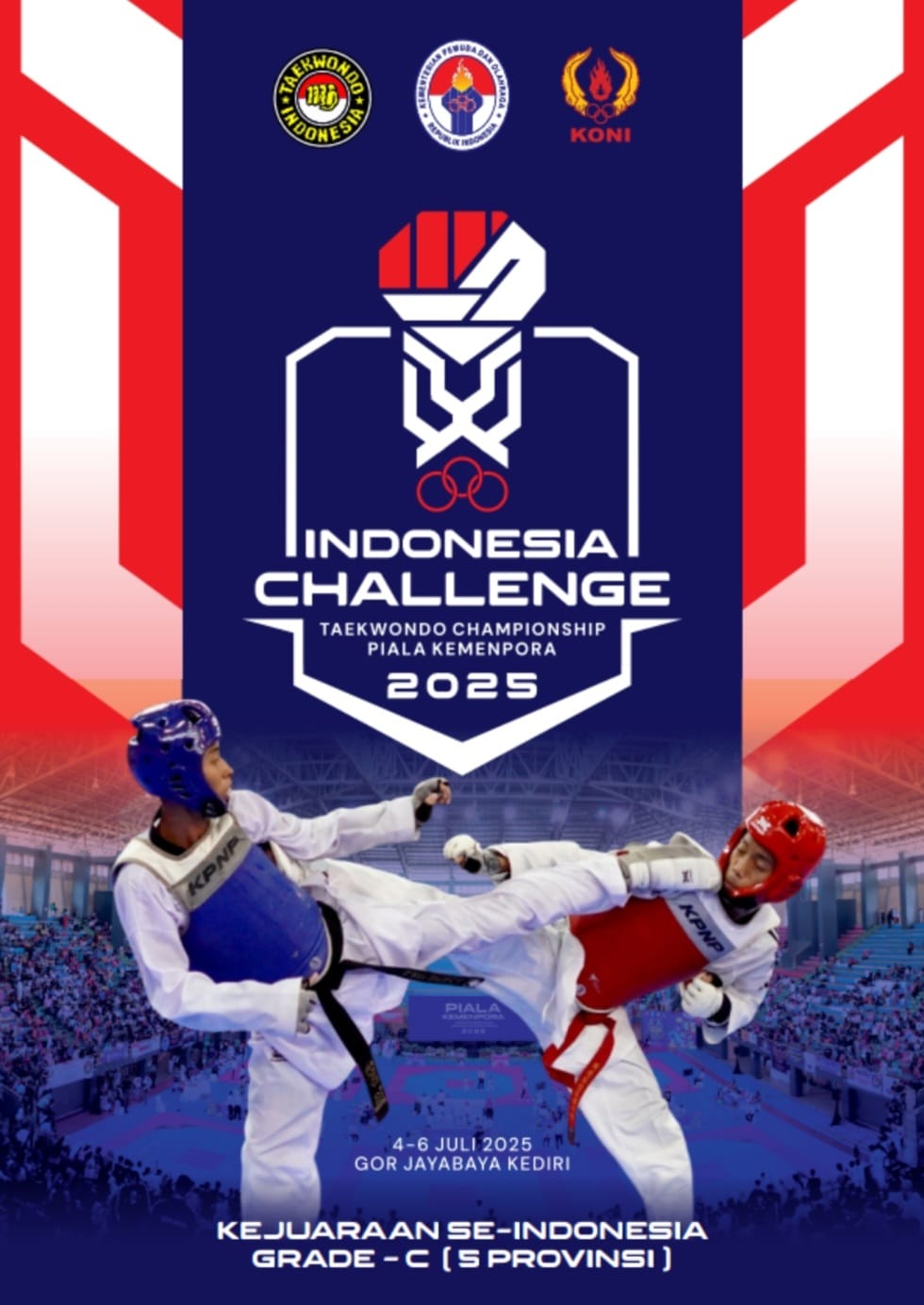 Ajang Pertarungan Prestasi Taekwondo di Tanah Air Taekwondo Indonesia Dojang GARUDA JAYA